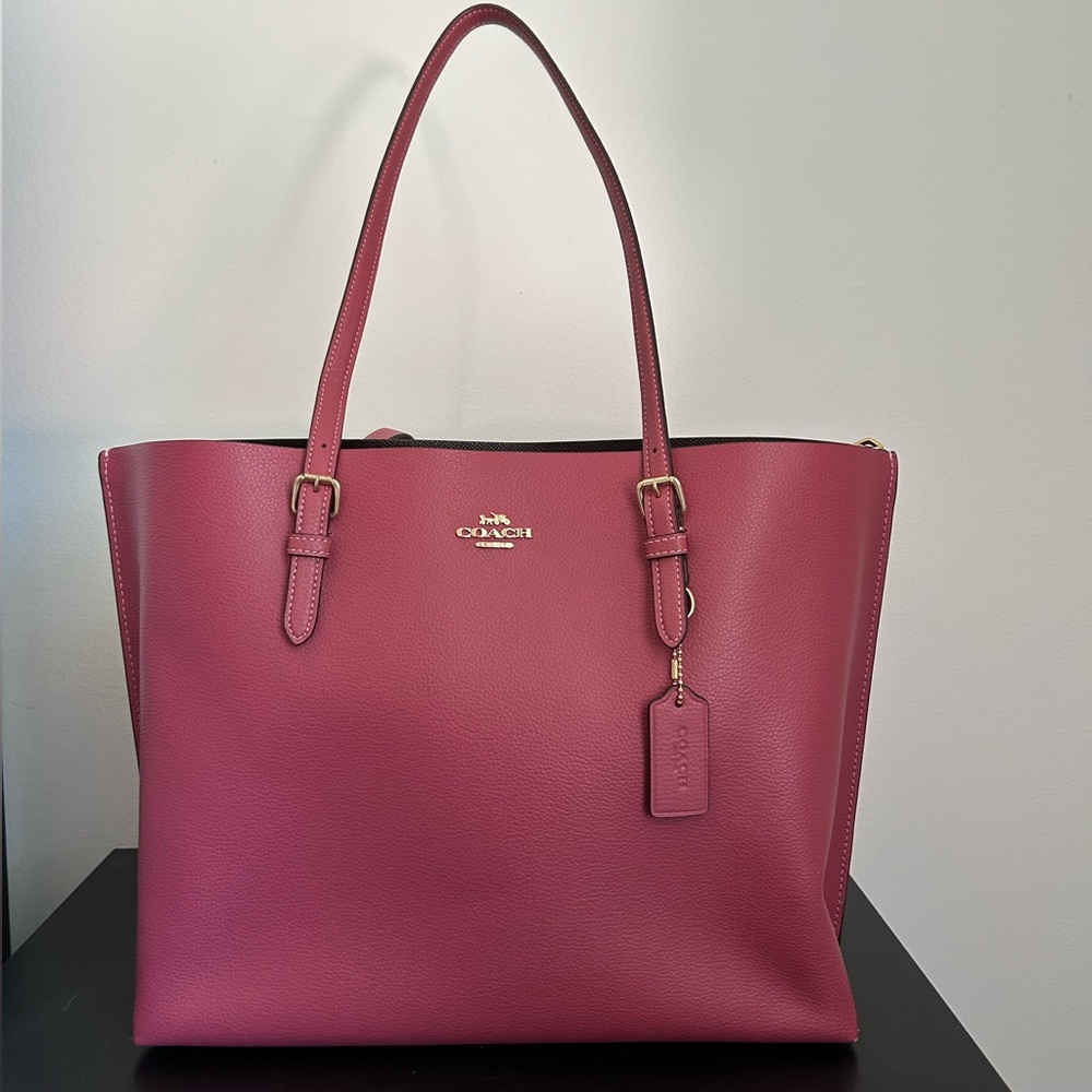 Coach Mollie Tote Bag in pink, brand new!